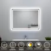 LED Badspiegel mit Beleuchtung Beschlagfrei 60x50cm Produktbild-Vorschau 2