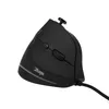A black vertical gaming mouse on a white background. Produktbild-Vorschau