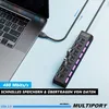 MULTIPORT USB rozbočovač 7-portový rozdeľovací adaptér Náhľad obrázku produktu 3