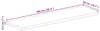 vidaXL Tischplatte 100x50x2,5 cm Rechteckig Raues Produktbild-Vorschau 7