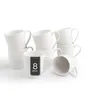 Kaffeetassen - Weiß - Bone China - 360 ml - 8er Set Produktbild-Vorschau 1