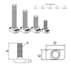 KLAK 45 - Hammerkopfschraube T-Schraube M8 35mm Nut 10 Produktbild-Vorschau 4