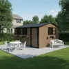 Tuinhuis van verzinkt staal, 359,4 cm x 284,2 cm (10,21 Productafbeelding-voorbeeld 11