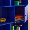 Credenza industriale in metallo con 8 scomparti, Blu Anteprima dell’immagine prodotto 6