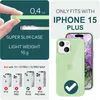 Hybrid Hülle für iPhone 15 Plus Frosted Case Schutz Rand Produktbild-Vorschau 4