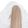 Faera Damen Wintermütze Zopfmütze Zopfloch Loch Zopf Beanie Produktbild-Vorschau 3