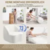 HOMCOM kreslo – lounge kreslo s oblým dizajnom, Náhľad obrázku produktu 6