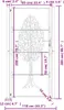 vidaXL Zahradní brána antracit 100x200 cm ocelový design Náhled obrázku produktu 8