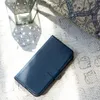 Selencia Echtleder Klapphülle iPhone 12 Mini - Blau Produktbild-Vorschau 8