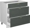Küchenunterschrank Vicco Fame-Line Grün-Gold Landhaus 80 cm Produktbild-Vorschau 6