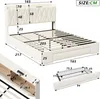 CDGlobal Polsterbett 160x200cm mit USB und Steckdosen, Produktbild-Vorschau 7