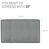 kwmobile 32" TV Abdeckung Indoor - Fernseher Hülle Produktbild-Vorschau 10