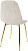 Chaise Pieds Dore - Lot De 4 Voir les images du produit 2