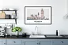 MuchoWow® Gerahmtes Poster London - England - Big Ben 90x60 Produktbild-Vorschau 3