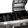 A close-up view of the interior of a gas grill with the lid open. Produktbild-Vorschau