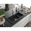 Mexen Omar zlewozmywak granitowy 1-komorowy 800 x 480 mm, Podgląd zdjęcia produktu 2