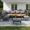 Gartenmöbel Set 7-8 Personen - 6-teilige Gartenlounge Produktbild-Vorschau 6