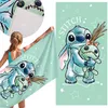 DISNEY Stitch, seladongrünes, schnelltrocknendes Strandtuch Produktbild-Vorschau 1