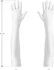 Oblique Unique Damen Handschuhe Lang weiß Handschuh für Produktbild-Vorschau 2