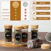 12 Gewürzgläser Set mit Deckel,100ml Gewürzdosen mit Produktbild-Vorschau 2