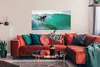 MuchoWow® Poster Surfen auf den Wellen 120x60 cm - Bild Produktbild-Vorschau 2
