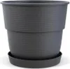 Blumentopf Milano 32 cm Durchmesser mit Untersetzer Farbe Produktbild-Vorschau 1