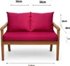 Cuscini per panchina da giardino Rosa, Seduta 110x60x7 + Anteprima dell’immagine prodotto 8