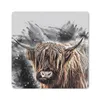 MuchoWow® Mauspad Mousepad Porträt Schottischer Highlander Produktbild-Vorschau 1