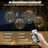 Solar Kugel  Lichterkette Ø30cm 120 LEDs Gartenleuchte Produktbild-Vorschau 4