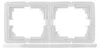 SOLERA 42956 Rahmen für 2 horizontale Elemente White Produktbild-Vorschau 1