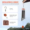 SucceBuy 1042 mm Carillon éolien avec son grave et 6 tubes, Voir les images du produit 6