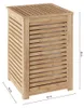 Atmosphera Kosz na pranie bambusowy LANDRE 40x40x58 cm Podgląd zdjęcia produktu 6