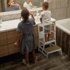 Lernturm PLAY aus Kiefernholz, 93x56x49 cm, weiß/naturbraun Produktbild-Vorschau 6