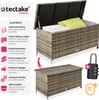 TecTake 404596, Hnědá, Polyester, Ocel Náhled obrázku produktu 3
