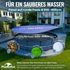 Planenfux® Pool Abdeckplane für Ø 366 - 400 cm Rundpools | Produktbild-Vorschau 2