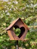 Edelrost Herz-Vogelhaus zum Stecken Produktbild-Vorschau 2