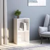 vidaXL Regał na książki 2 przegrody Biały 40x30x76,5 cm Podgląd zdjęcia produktu 7