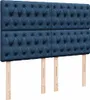 Hochwertig Ottoman-Bett mit Matratze Blau 140x200 cm Stoff Produktbild-Vorschau 6