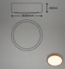 LED Aufbaustrahler 16W LED Panel Warmweiß 3000K holzfarben Produktbild-Vorschau 5