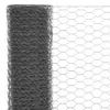 Drahtzaun Stahl mit PVC-Beschichtung 25x1,5 m Grau Produktbild-Vorschau 3
