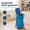 Vuilniszakhouder 116940, staalbuis/kunststof deksel, 130 Productafbeelding-voorbeeld 7