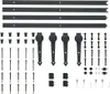 Set di ferramenta per porte scorrevoli 2x183 cm acciaio Anteprima dell’immagine prodotto 5