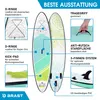 Aufblasbares SUP Board Set mit Sitz FLOWER 300  lime Produktbild-Vorschau 6