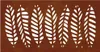 vidaXL Garten-Wanddeko 105x55 cm Cortenstahl Blatt-Design Produktbild-Vorschau 3