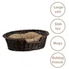 Panier pour chien en osier ovale 75x57 H19 CM Voir les images du produit 2