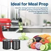 Gemüseschneider Kompatibel mit KitchenAid Standmixer – Produktbild-Vorschau 5