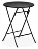 Relaxdays Gartentisch Rattan-Optik, rund, HxD: 75 x 60 cm, Produktbild-Vorschau 8