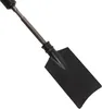 A black shovel attachment with a hexagonal shaft and a black cap on a white background. Podgląd zdjęcia produktu