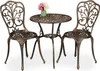 Ensemble de mobilier de jardin Relaxdays, 3 pièces (table Voir les images du produit 1