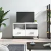vidaXL TV-Schrank Weiß 80x36x50 cm Holzwerkstoff -  Produktbild-Vorschau 2